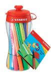 Stabilo Filzstift Pen 68 Mini SPORTY COL. Display Box 18 ST/18 Farben