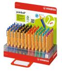 Stabilo Kugelschreiber pointball Display 60 ST/6 Farben
