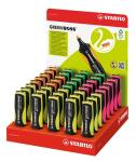 Stabilo Textmarker GREEN BOSS Display 40 ST/4 Farben