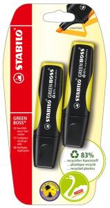 Stabilo Textmarker GREEN BOSS Blister 2 ST/1 Farbe gelb