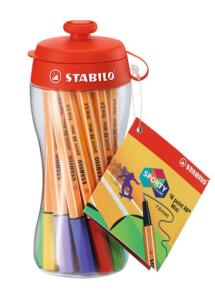 Stabilo Fineliner point 88 Mini SPORTY COL. Box 18 ST/18 Farben