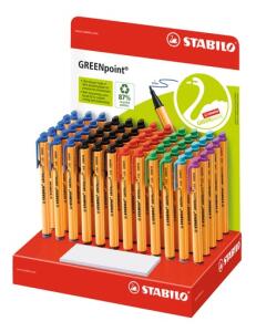 Stabilo Filzschreiber GREENpoint Display 60 ST/6 Farben