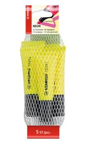 Stabilo Textmarker NEON Netz 5 ST/5 Farben gelb