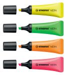 Stabilo Textmarker NEON Faltschachtel 10St Faltschachtel 10 ST/4 Farben