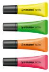 Stabilo Textmarker NEON Faltschachtel 10St Faltschachtel 10 ST/4 Farben