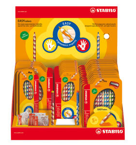 Stabilo Buntstift EASYcolors Display 31 ET + 12 Spitzer