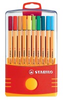STABILO point 88 20er ColorParade rot/orange mit...