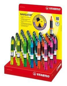 Stabilo Textmarker NAVIGATOR Display 30 ST/5 Farben