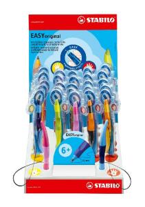 Stabilo Tintenroller EASYoriginal Warenpaket 25 ST/5 Farben + 24 Patr
