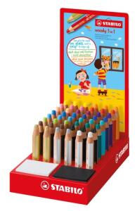 Stabilo Aquarellbuntstift woody 3 in 1 Display 48 ST/18 Farben