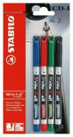 STABILO Write-4-all Fein 4er Blister sortiert