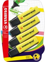 STABILO BOSS ORIGINAL 4er Blister gelb