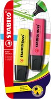 STABILO BOSS ORIGINAL 2er Blister gelb pink