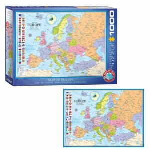Puzzle Karte von Europa