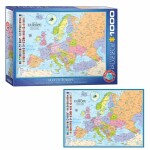 Puzzle Karte von Europa