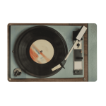 OOTB Tischset Nostalgische Hifi-Geräte I