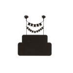 OOTB Cake Topper Happy Birthday 2-fach sortiert