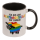 Becher, Regenbogen-Schaf, Steingut,