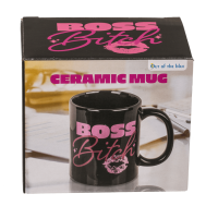 Becher, Boss Bitch, Steingut,