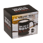 OOTB Becher The Real Boss Steingut Thermoeffekt
