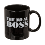 OOTB Becher The Real Boss Steingut Thermoeffekt