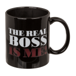 OOTB Becher The Real Boss Steingut Thermoeffekt