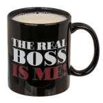 OOTB Becher The Real Boss Steingut Thermoeffekt
