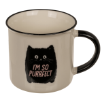 OOTB New Bone China-Becher Funny Kitten