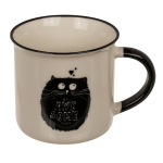 OOTB New Bone China-Becher Funny Kitten