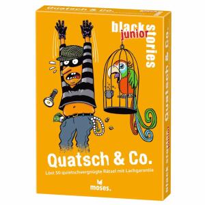 MOSES VERLAG Rätselspiel black stories junior Quatsch & Co., moses.