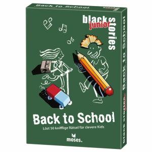 MOSES VERLAG Rätselspiel black stories junior Back to School, moses.