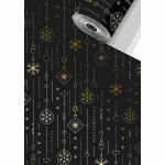 Geschenkpapier „Apollo“, schwarz B/L: 30 cm...