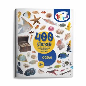 CARLETTO Stickerbuch Meer 400 wiederverwendbare Sticker, Carletto