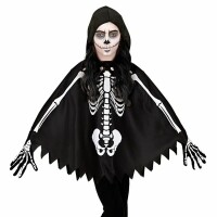 Kinder Poncho Skelett