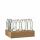 Glasflasche Skipp D5x16cm