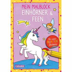 Mein Malblock Einhörner &