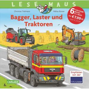LESEMAUS Fahrzeuge-Bücher
