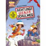 Achtung! Steiler Schulweg