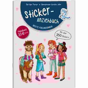 Sticker-Anziehbuch Tiere/durchs Jahr, Mit über 450 Stickern.
