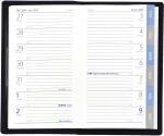 2025 Güss Taschenkalender A6 PVC schwarz mit Register