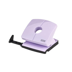 Novus Bürolocher B 220, bis 20 Blatt pretty lilac, mit Anschlagschiene