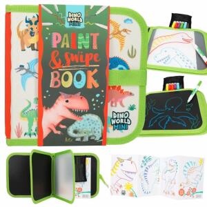Paint & Swipe Book Dino