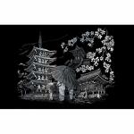 Kratzbild Kyoto Tempel 4016490820116
