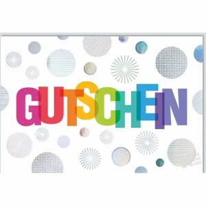 Gutscheinkarte bunte