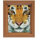 Pixel Mosaik Tiger