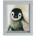 Pixel Mosaik Pinguin