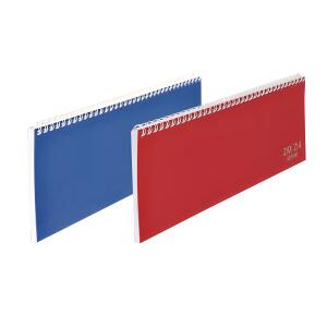 Herlitz Schreibtischkalender Colour 2024 1 Wo.=1 Doppelseite, Querf.