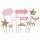 Fotorequisiten Princess  for a Day Set 10teilig, Folie/Papier,, Amscan
