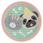 Pappteller Hello Pets  D23cm 8er, Amscan