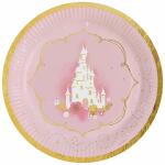 Pappteller Princess for a Day D23cm 8er, Amscan